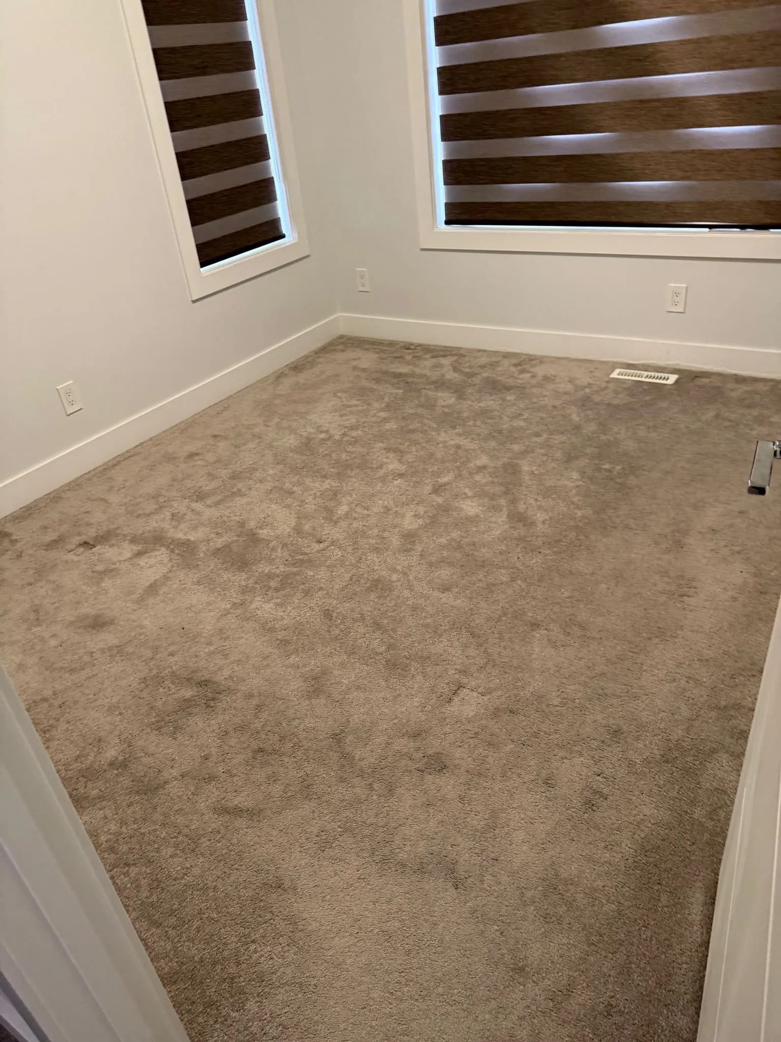 cleaned floor