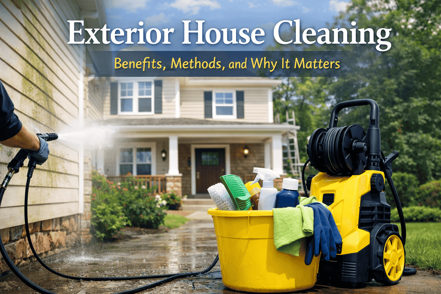 Exterior House Cleaning: How to Keep Home Clean & Maintained